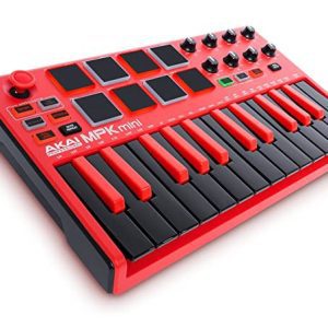 میدی کنترلر AKAI MPK Mini MKII RED