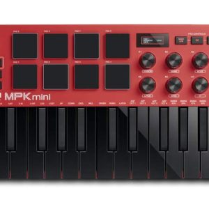 میدی کنترلر AKAI MPK Mini MK3 RED
