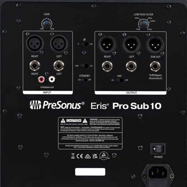 PreSonus-Eris-Pro-Sub-1022-Active-Front-Firing-Studio-Subwoofer00004