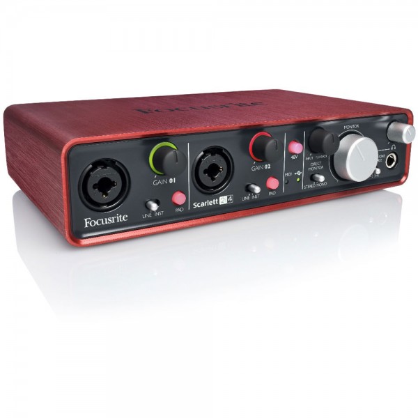 کارت صدا FOCUSRITE Scarlett 2i4 کارت صدا FOCUSRITE Scarlett 2i4