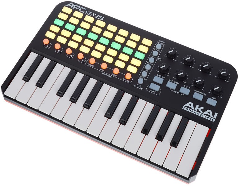 میدی کنترلر کارکرده Akai APC Key 25