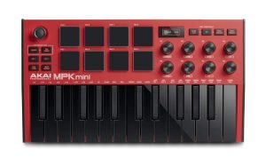 میدی کنترلر AKAI MPK Mini MK3 RED